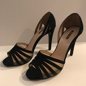 Giorgio Armani Peep Toe Heels Size 38 EU
